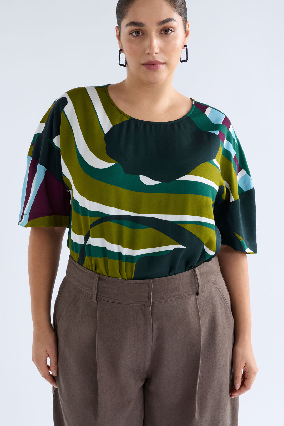 Kobaii Top | Stribe Print
