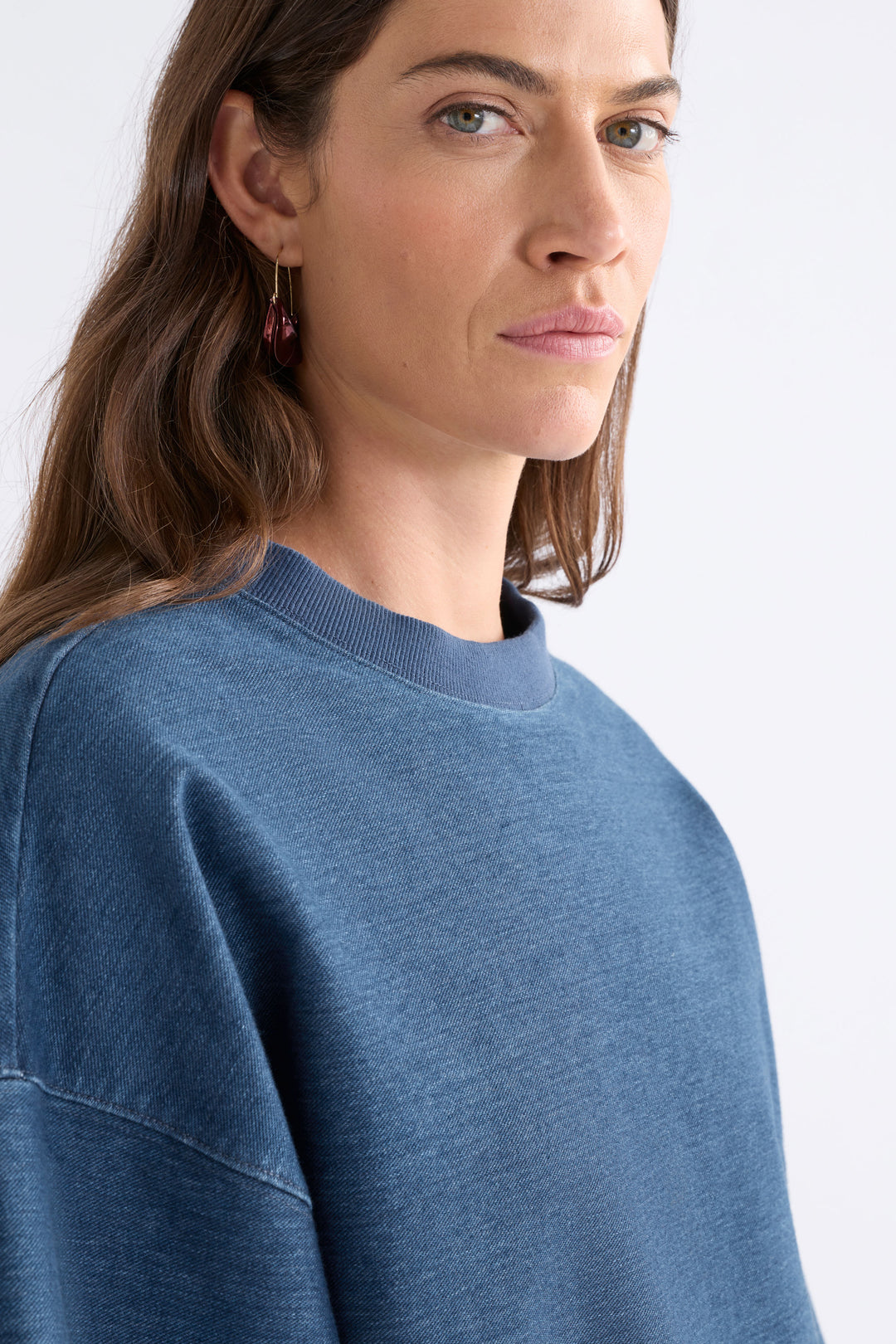 Enfield Tee | Mid Blue Wash