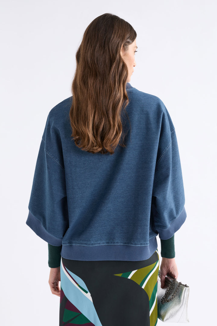 Enfield Tee | Mid Blue Wash