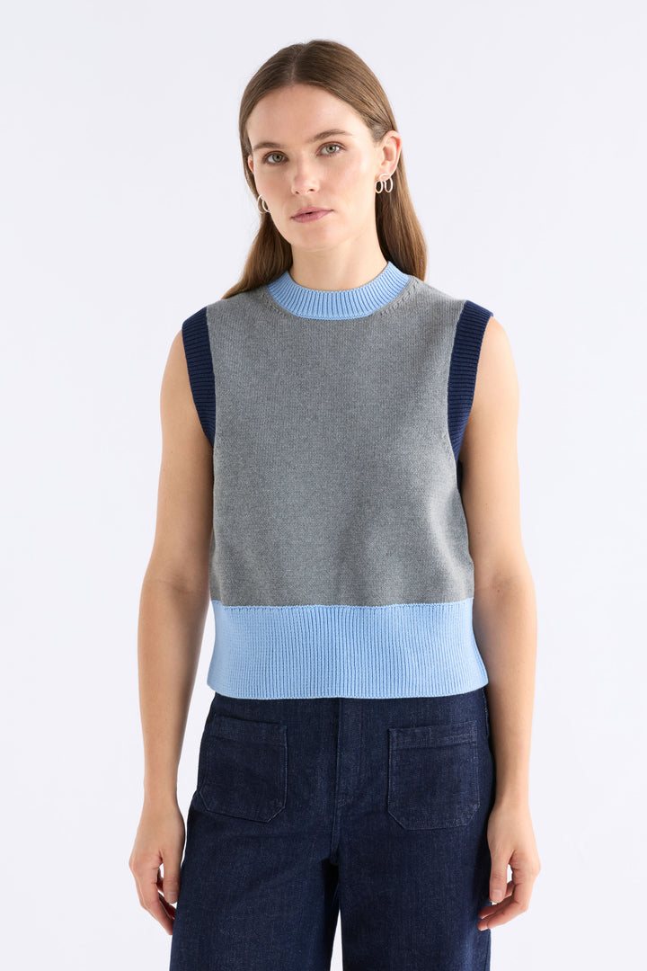 Bolsa Knit Vest | Grey Marle