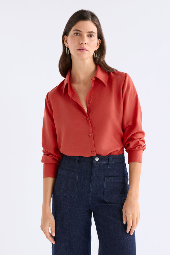 Tettu Shirt | Spiced Orange