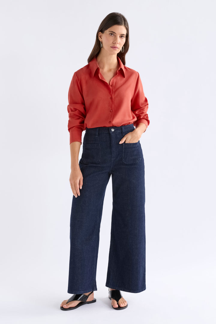 Tettu Shirt | Spiced Orange