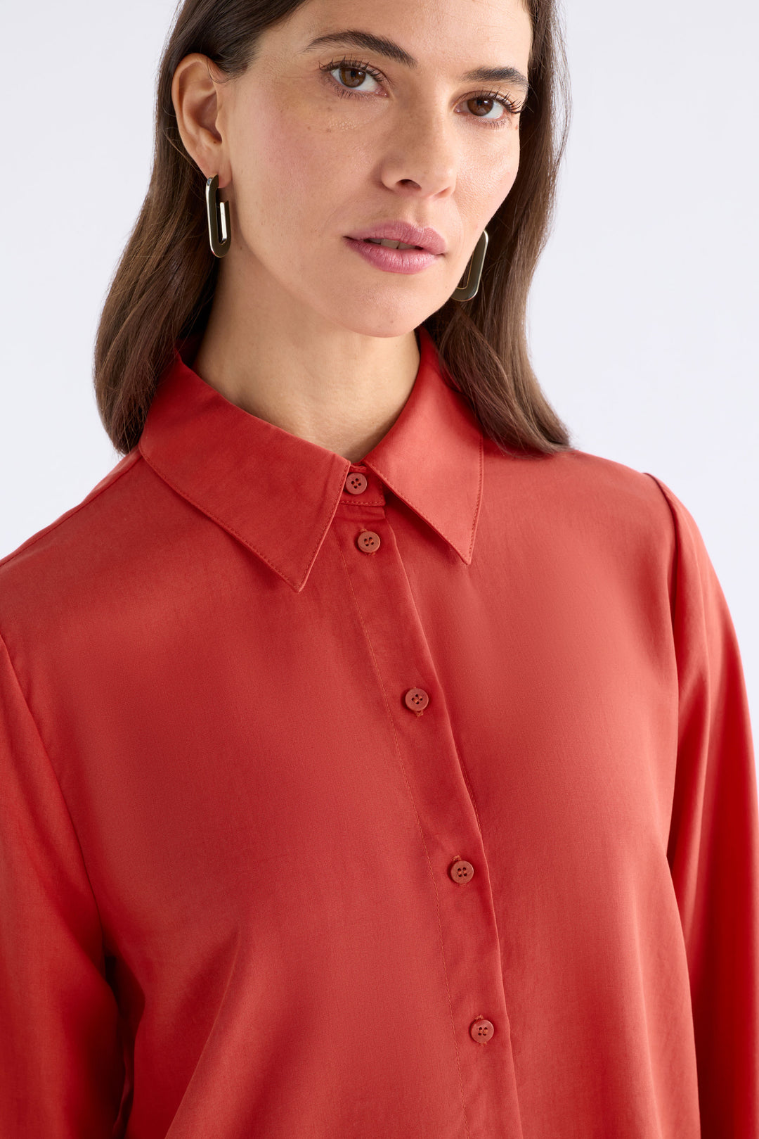 Tettu Shirt | Spiced Orange