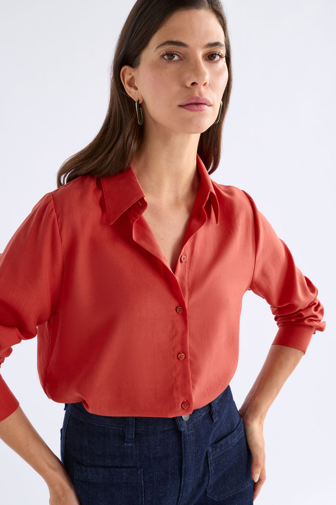 Tettu Shirt | Spiced Orange