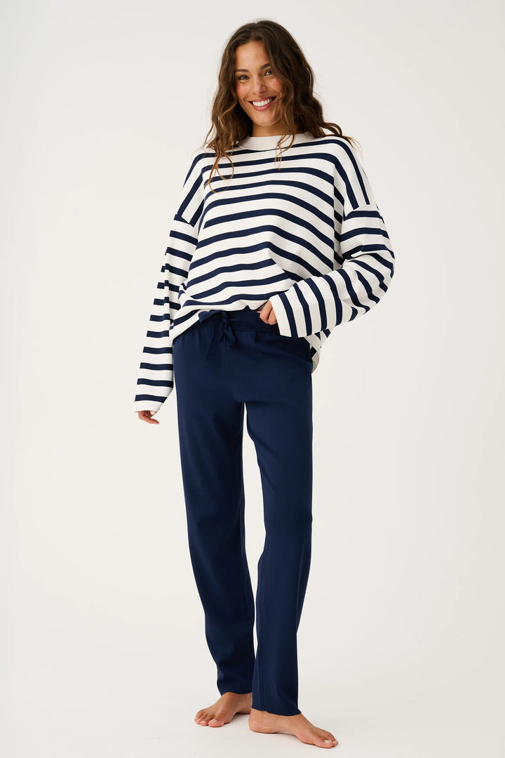 Pennie Knit Pant | Navy