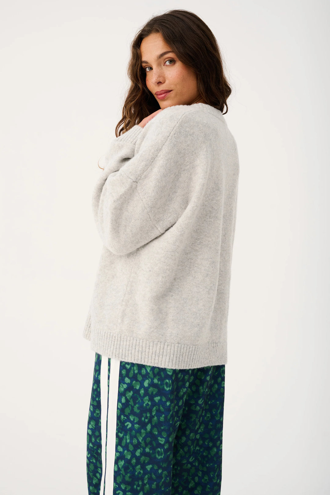 Adela Knit | Grey Marle