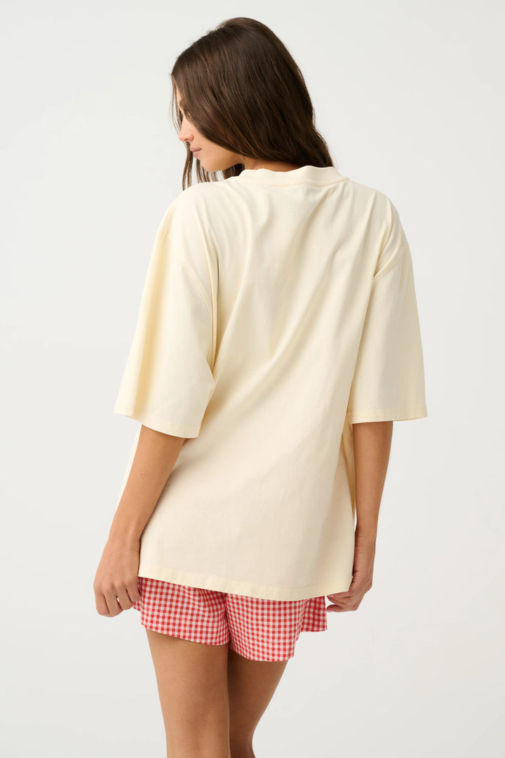 Jeana Tee | Buttermilk Leopard