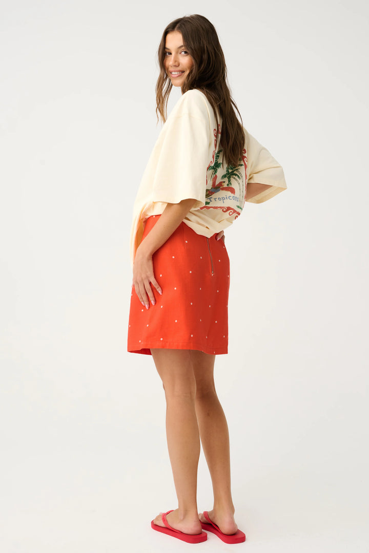 Zyla Mini Skirt | Mandarin Spot