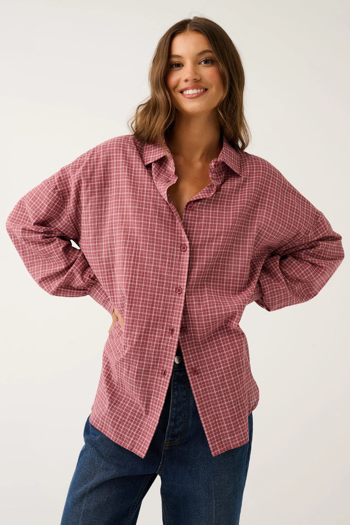 Darby Shirt | Mulbery Check