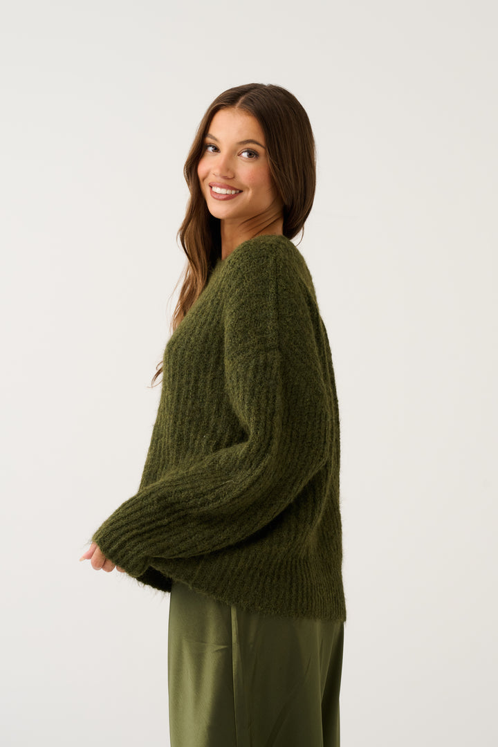 Lorenza Knit | Khaki