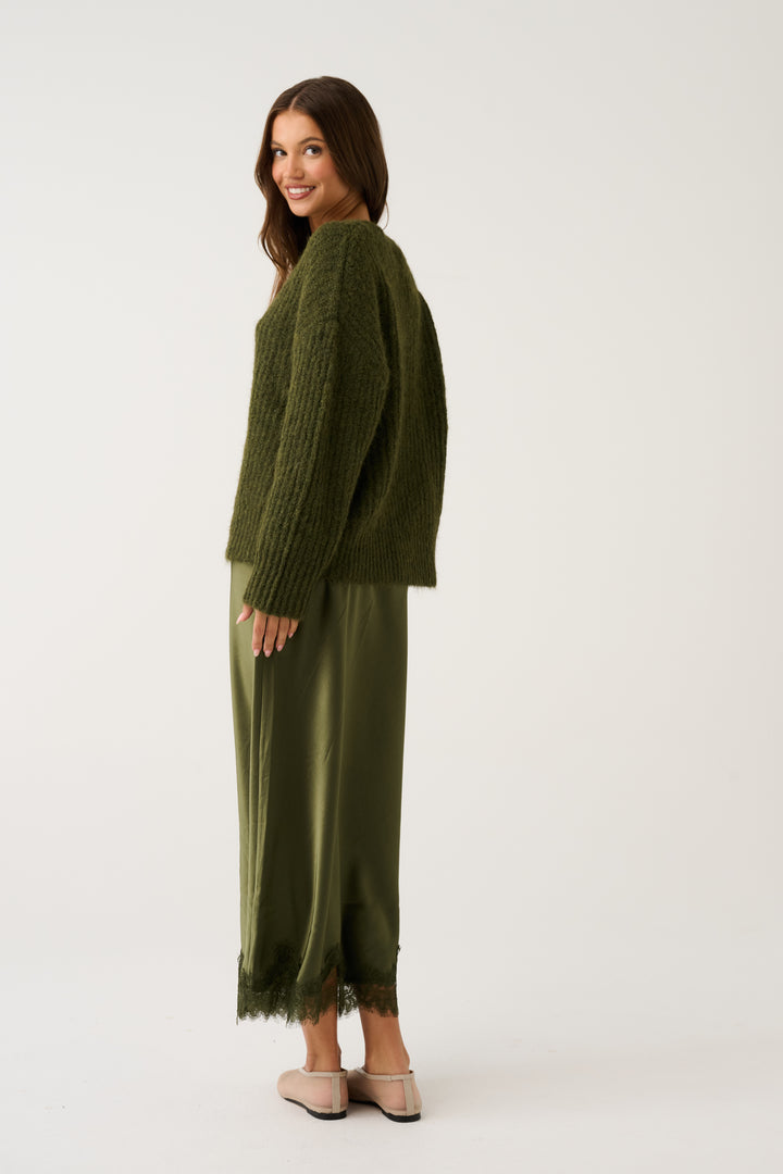Lorenza Knit | Khaki
