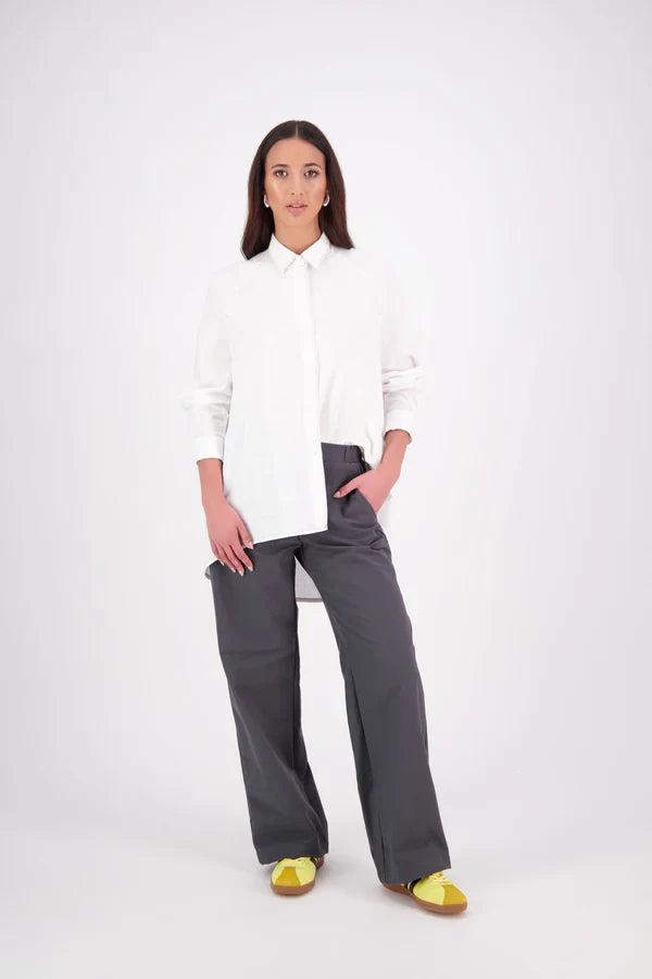 Gin Pant Cotton Blend | Slate